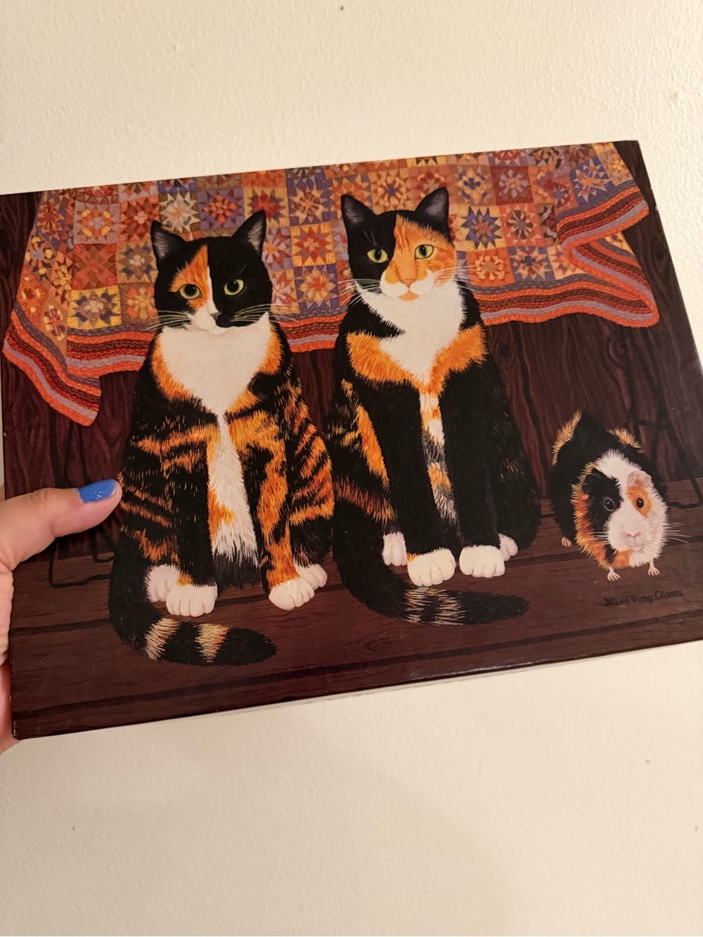 Vintage 1989 Calico Cats & Friends Jigsaw Puzzle over 550 pieces